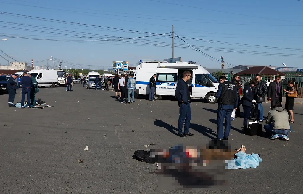 Побоище на Хованском кладбище, 14 мая 2016 года. Фото &copy; ТАСС / Михаил Джапаридзе