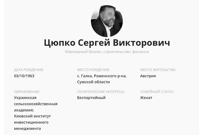 Какую роль в судьбе владельца Киевского ювелирного завода Сергея Цюпко играют Путин и патриарх Кирилл?